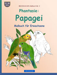 Malbuch Papagei Phantasie