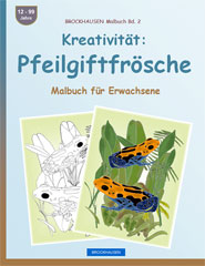 Malbuch Pfeilgiftfrosch Kreativität