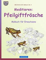 Malbuch Pfeilgiftfrosch Meditieren