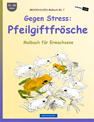 Malbuch Pfeilgiftfrosch Gegen Stress