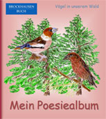 poesiealbum Vögel im Wald